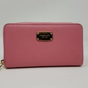 Michael Kors Pink Compact Wallet